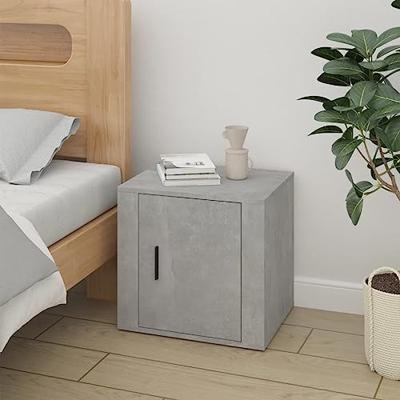 Nachtkastjes 2 st 50x39x47 cm betongrijs