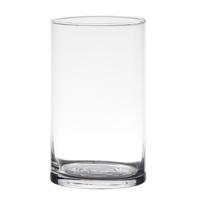 Cilindervaas glas Ø9xH15cm - thumbnail