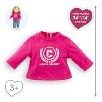Corolle fuchsia t-shirt voor poppen, 36cm - thumbnail