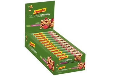 PowerBar Natural Energy Cereal Energiereep Frambozen Crisp x24 PowerBar Natural Energy Cereal Energiereep Frambozen Crisp x24
