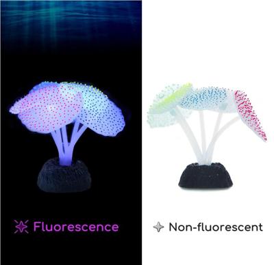 Nobleza Aquariuminrichting - Bladkoraal - Kunstmatig - Fluorescerend Nobleza Aquariuminrichting - Bladkoraal - Kunstmatig - Fluorescerend