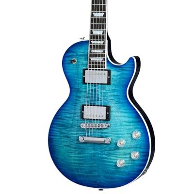 Gibson Les Paul Modern Figured Cobalt Burst elektrische gitaar met hardshell case - thumbnail