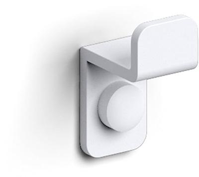 Clou Fold enkele haak mat zwart poedercoating CL/09.04063.21