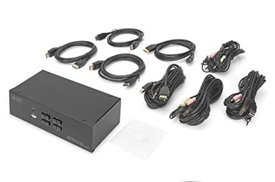 Digitus DS-12882 KVM-switch Zwart Digitus DS-12882 KVM-switch Zwart