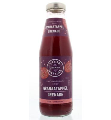 Limonadesiroop granaatappel bio 500 Milliliter