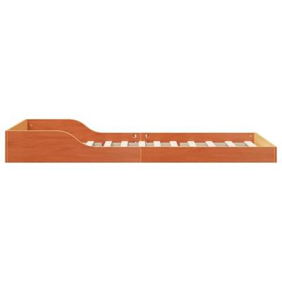 Bedframe Wasbruin 90 x 210 cm Massief grenenhout