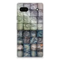 Silicone Back Cover Google Pixel 6A Spijkerbroeken - thumbnail