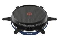Tefal RE12A4 Gourmetstel met 6 Pannentjes 31x13 cm 850W Zwart/Blauw - thumbnail