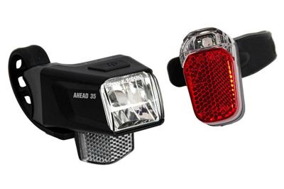 Büchel Koplamp led "ahead 35" + z-fire micro - zwart