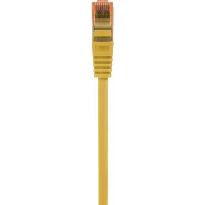 Renkforce RF-5370038 RJ45 Netwerkkabel, patchkabel CAT 6 U/UTP 10.00 m Geel Snagless, Halogeenvrij 1 stuk(s)