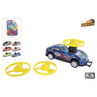 Roadstarblasters Stoot en Spin Stuntauto Die-cast met Pull Back Functie.