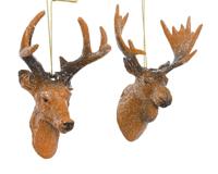 Hertenhoofd pp L7,9b7,5h12 cm bruin a2 Decoris - Decoris - thumbnail