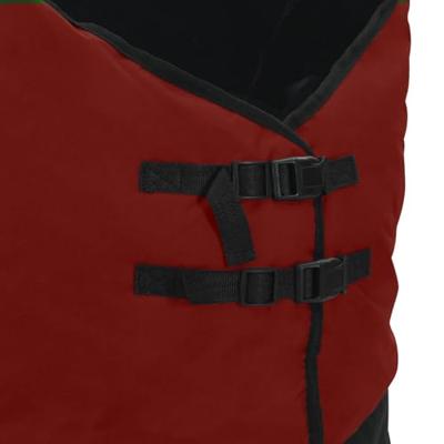 VidaXL Paardendeken donkergroen en zwart 105 cm polyester