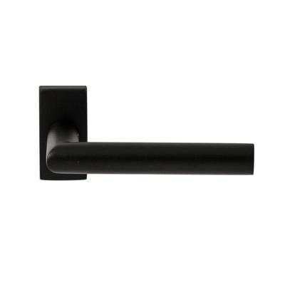 Hardbrass Deurkruk Toledo op rechthoekig rozet - zwart Hardbrass Deurkruk Toledo op rechthoekig rozet - zwart
