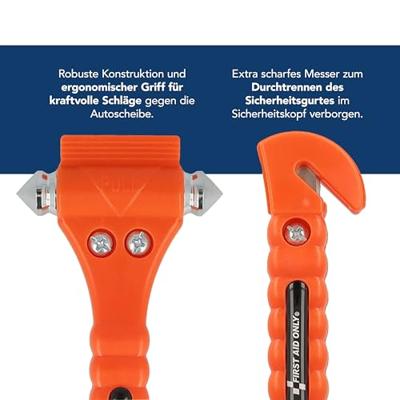 Westcott ac-p30001 2in1 first aid only noodhamer 2 stuks oranje - thumbnail