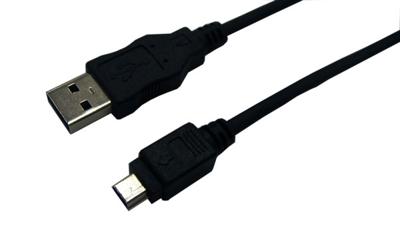 LogiLink CU0015 USB-kabel USB 2.0 USB-A stekker, USB-mini-B stekker 3.00 m Zwart LogiLink CU0015 USB-kabel USB 2.0 USB-A stekker, USB-mini-B stekker 3.00 m Zwart