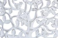 Wanddecoratie DKD Home Decor Boomstructuur MDF Wit (80 x 2 x 80 cm) - thumbnail