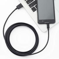 Amazon Basics 80P4V4 Verbindingskabel, USB 2.0, USB-A-stekker naar Micro USB B-stekker, voor printer, 3 m, zwart - thumbnail