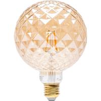 LED Lamp E27 Fitting 4W - Warm Wit 1800K Amberkleurig - Aigi Glow Pineapple - thumbnail