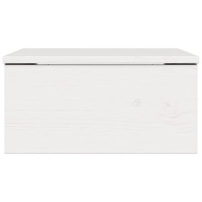 Wandbevestigde nachttafel met lade 2 pcs Wit 37 x 35 x 18,5 cm