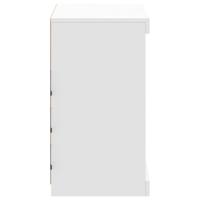 Dressoir met LED-verlichting 60,5x37x67 cm wit - thumbnail