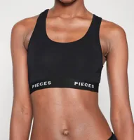 2-Pack Bustier dames Top - Zonder vulling - Katoenen bralette met brede bandjes - Bh Topje - thumbnail