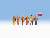 NOCH 36277 N Spoorwegarbeiders figuren Geverfd, Staand - thumbnail