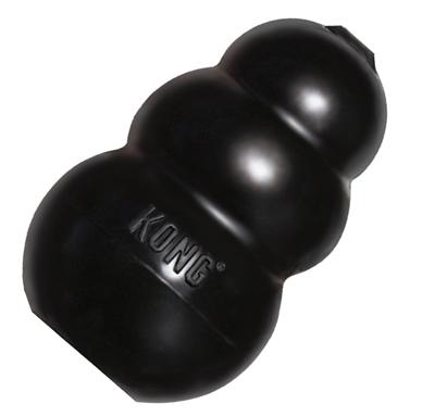 Hondenspeelgoed rubber large zwart Kong - Kong