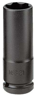 Facom lange impact doppen 1/2' convex 27mm - NSB.27 Facom lange impact doppen 1/2' convex 27mm - NSB.27