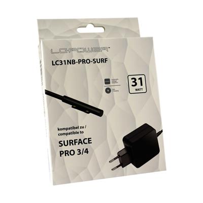 LC-Power LC31NB-PRO-SURF netvoeding & inverter Binnen 31 W Zwart LC-Power LC31NB-PRO-SURF netvoeding & inverter Binnen 31 W Zwart