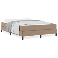 Bed met matras Cappuccino 140 x 200 cm Kunstleer - thumbnail