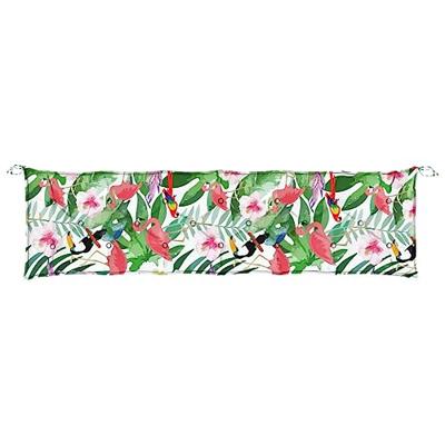 Tuinbankkussen 200x50x7 cm stof meerkleurig