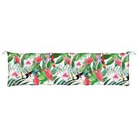 Tuinbankkussen 200x50x7 cm stof meerkleurig - thumbnail