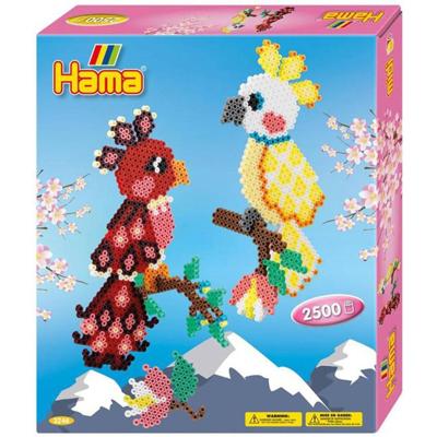 Hama Strijkkralen Papegaaien 2500 Stuks Multicolor