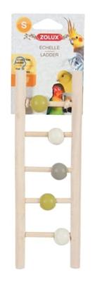 Zolux ladder hout 5 treden met kralen Zolux ladder hout 5 treden met kralen