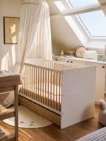Evolutief babybed met lade 70x140cm wit - thumbnail