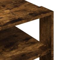 Salontafel 59,5x59,5x40 cm bewerkt hout gerookt eikenkleurig - thumbnail