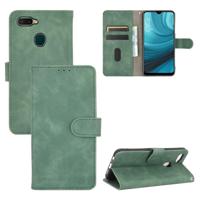 Voor OPPO A7(AX7) / A5s / AX5s / A12 Solid Color Skin Feel Magnetic Buckle Horizontale Flip Kalf Textuur PU Lederen case met Holder & Card Slots & Wal - thumbnail