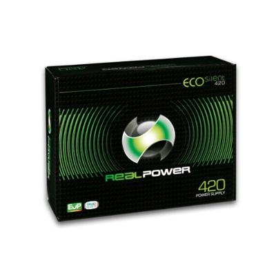 RealPower RP420 PC-netvoeding 420 W ATX Zonder certificering RealPower RP420 PC-netvoeding 420 W ATX Zonder certificering