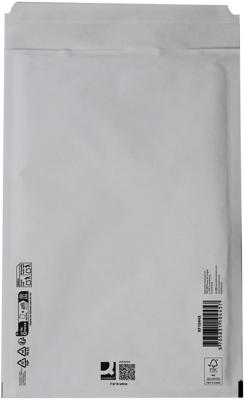 Q-CONNECT luchtkussenenveloppen, wit, 6-F, 240 x 350 mm, doos van 100 stuks