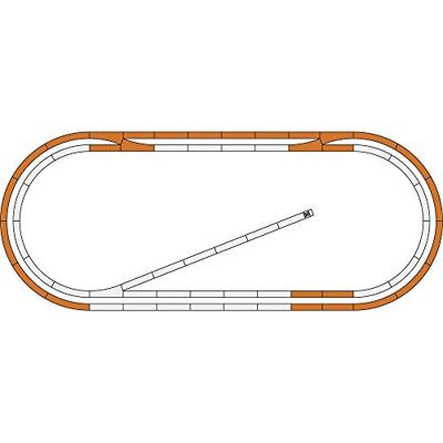 H0 Roco GeoLine (met ballastbed) 51250 Uitbreidingsset 1 set(s) H0 Roco GeoLine (met ballastbed) 51250 Uitbreidingsset 1 set(s)