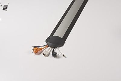 Serpa Kabelbrug 5.01047.9004 TPE (geurloos rubbermengsel) Zwart, Aluminium Aantal kanalen: 5 1500 mm Inhoud: 1 set(s)