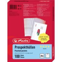 Herlitz Showtassen 10840320 DIN A4 PP Transparant 10840320 100 stuk(s) - thumbnail
