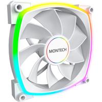 Montech rx140 pwm rgb case fan (wit, 140 x 25 x 140 mm, 3-pin argb) - thumbnail