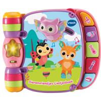 VTech Baby dierenvriendjes liedjesboek - roze - thumbnail