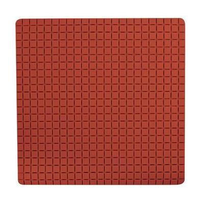 MSV Douche|bad anti-slip mat badkamer - rubber - terracotta - 54 x 54