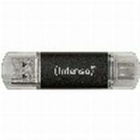Intenso Twist Line USB-stick 128 GB Antraciet 3539491 USB-A, USB-C, USB-A 3.1 Gen 1 - thumbnail