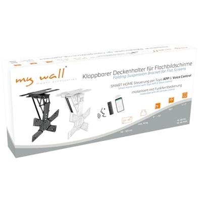 My Wall HL48MWL TV-plafondbeugel Voor Google Home, Met afstandsbediening, Kantelbaar, Inklapbaar, Gemotoriseerd 58,4 cm (23) - 165,1 cm (65) Besturing via app, My Wall HL48MWL TV-plafondbeugel Voor Google Home, Met afstandsbediening, Kantelbaar, Inklapbaar, Gemotoriseerd 58,4 cm (23) - 165,1 cm (65) Besturing via app,