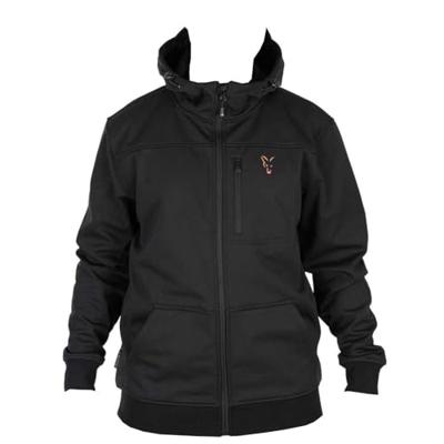 Fox Collection Soft Shell Jacket Black & Orange Medium