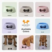 Voerbak voor honden United Pets Pappy 350 ml Grijs Polypropyleen - thumbnail